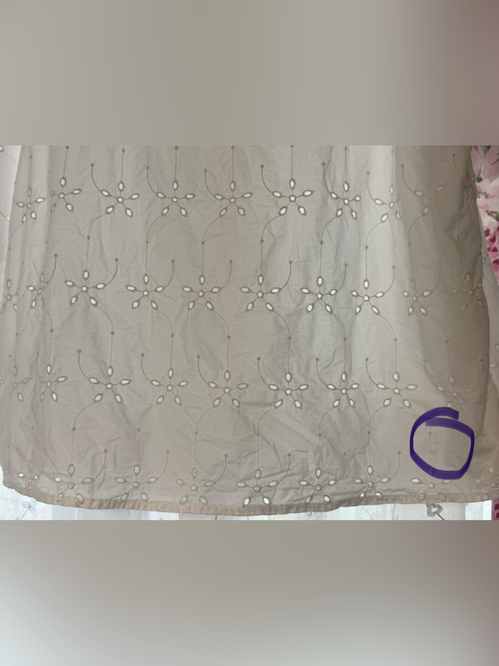 J.Crew Romantic Broderie Anglaise Ruffle Top | XL | 100% Cotton | Cottagecore - Picture 12 of 13